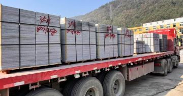 舟山 芝麻灰地铺石出货日常