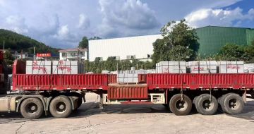 舟山 芝麻灰花岗岩地铺石出货日常