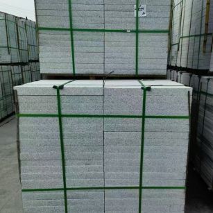 舟山 芝麻白火烧，园林广场市政工程地铺石，1.8~5.0厚均有现货