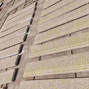 舟山 黄金麻花岗岩光面楼梯踏步