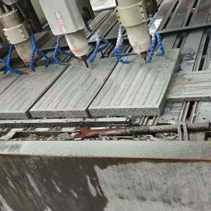 舟山 芝麻白花岗岩荔枝面盲道雕刻