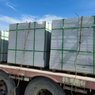 舟山 芝麻白花岗岩地铺石装车日常