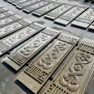 舟山 黄金麻花岗岩外墙雕刻板