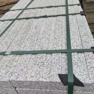 舟山 白麻花岗岩直行盲道石，盲条，地铺石