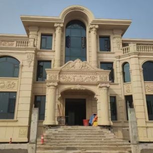 舟山 黄金麻花岗岩别墅外墙干挂