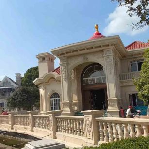 舟山 黄金麻花岗岩欧式别墅