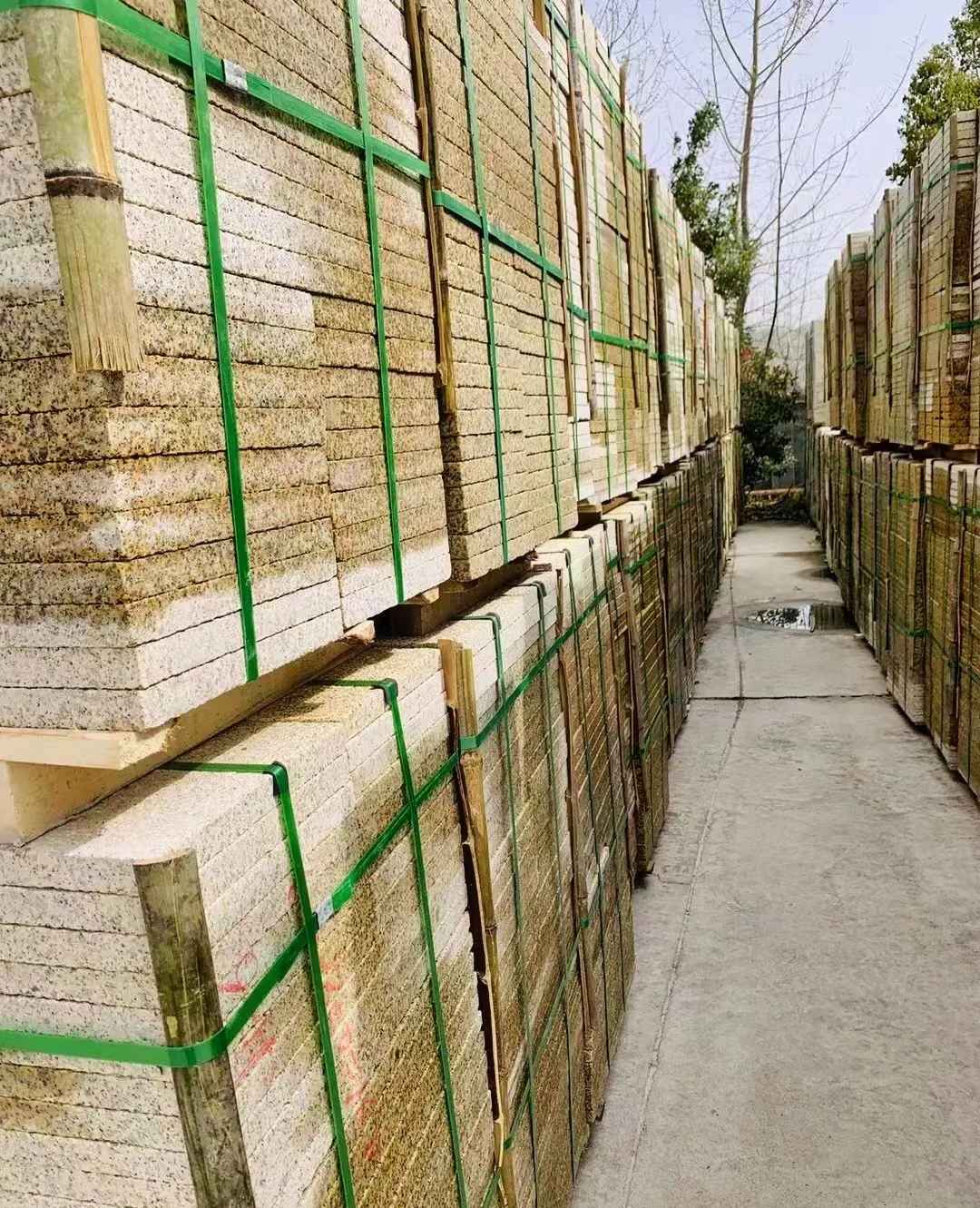 舟山 黄金麻花岗岩荔枝面地铺石