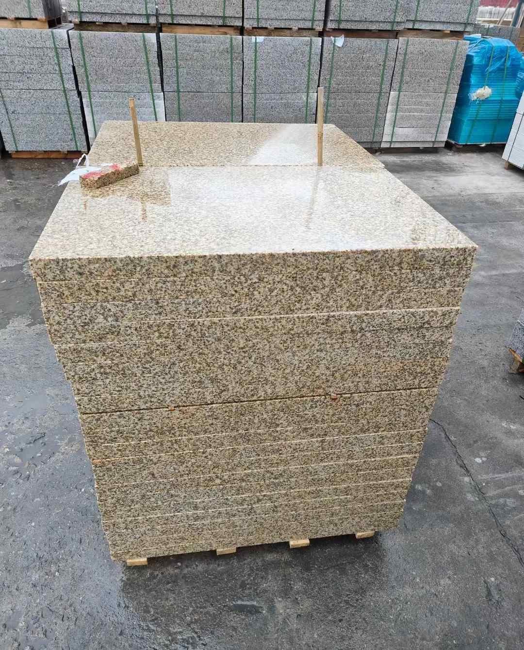 舟山 湖北黄金麻花岗岩石材荔枝面外墙石材