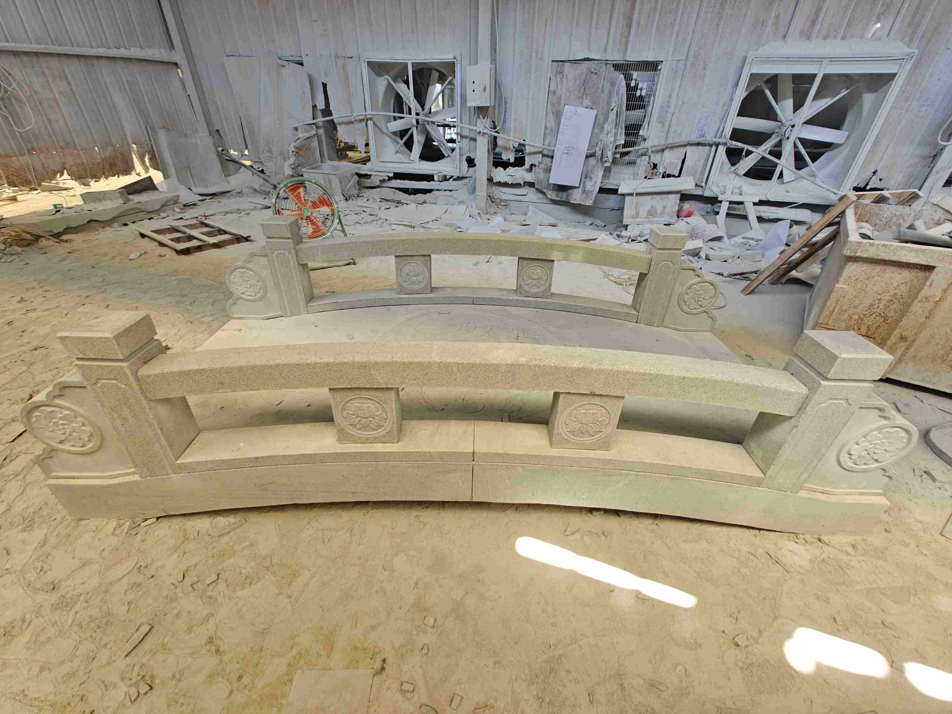 舟山 芝麻灰花岗岩异形加工-拱桥，石桥