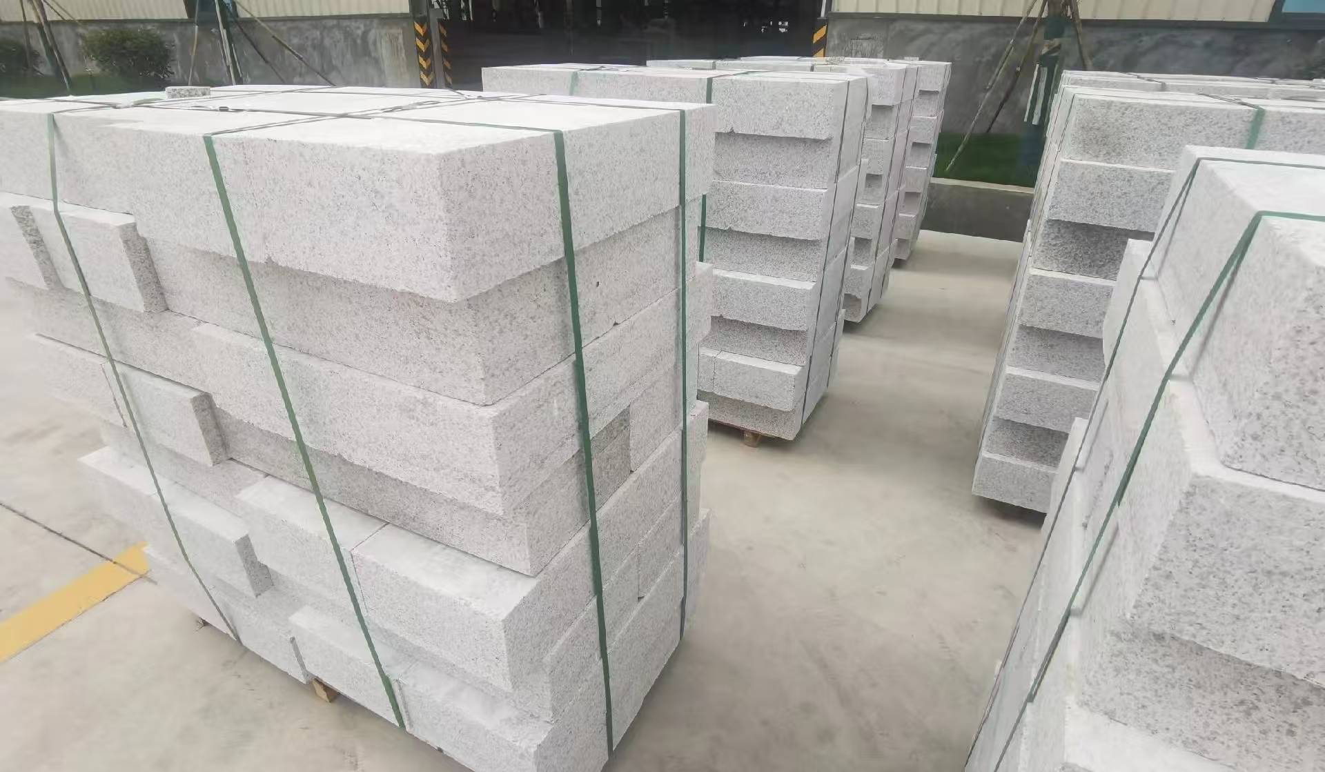 舟山 白麻花岗岩路沿石，立缘石，平缘石，路牙石，道牙石，马路牙子等