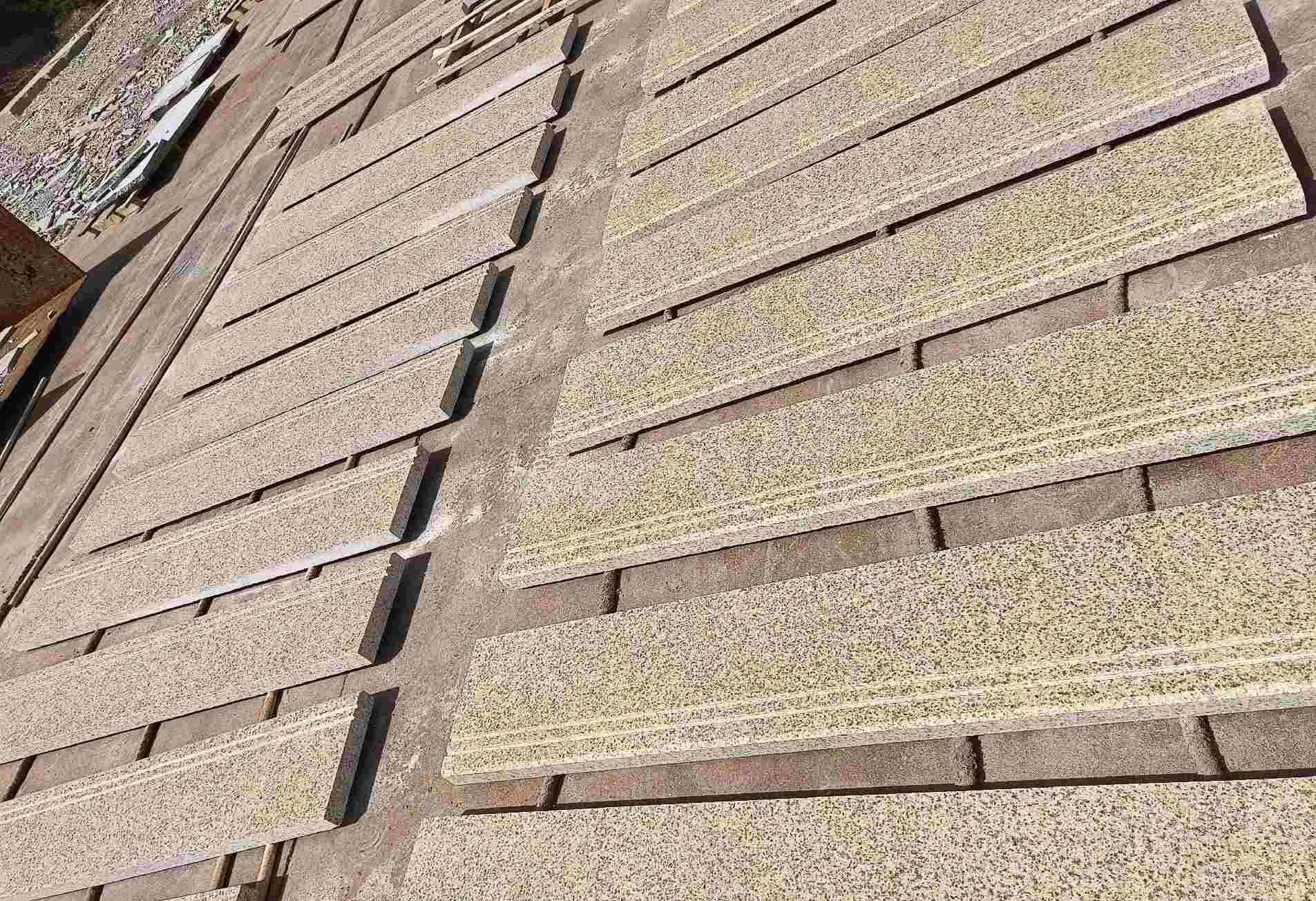 舟山 黄金麻花岗岩光面楼梯踏步