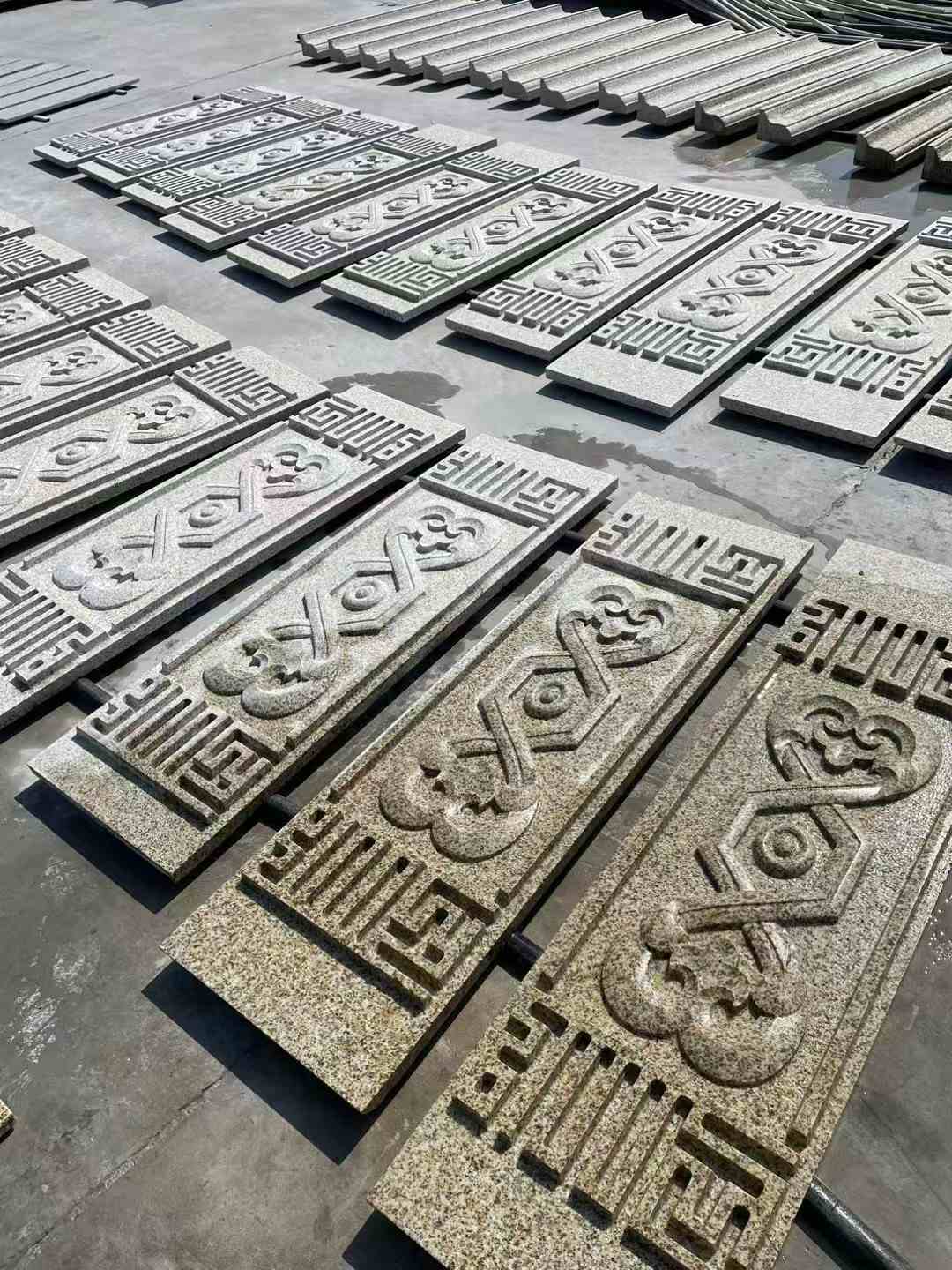 舟山 黄金麻花岗岩外墙雕刻板